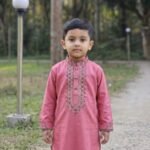 বাবা-ছেলে ম্যাচিং পাঞ্জাবী