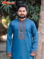 ম্যাচিং পাঞ্জাবী–থ্রি-পিসসহ এক্সক্লুসিভ ফ্যামিলি কম্বো সেট - Image 4