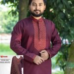 ম্যাচিং পাঞ্জাবী–থ্রি-পিস সহ এক্সক্লুসিভ ফ্যামিলি কম্বো সেট