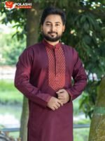 ম্যাচিং পাঞ্জাবী–থ্রি-পিস সহ এক্সক্লুসিভ ফ্যামিলি কম্বো সেট - Image 3